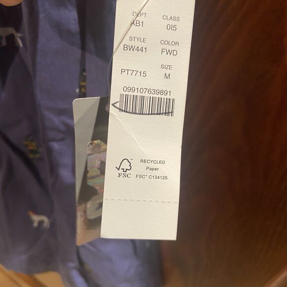 J. Crew Men’s Printed Boxer Firefighter Dalmatian New York FDNY Blue 4” Inseam - Picture 5 of 11